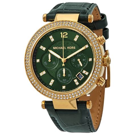 michael kors watches green